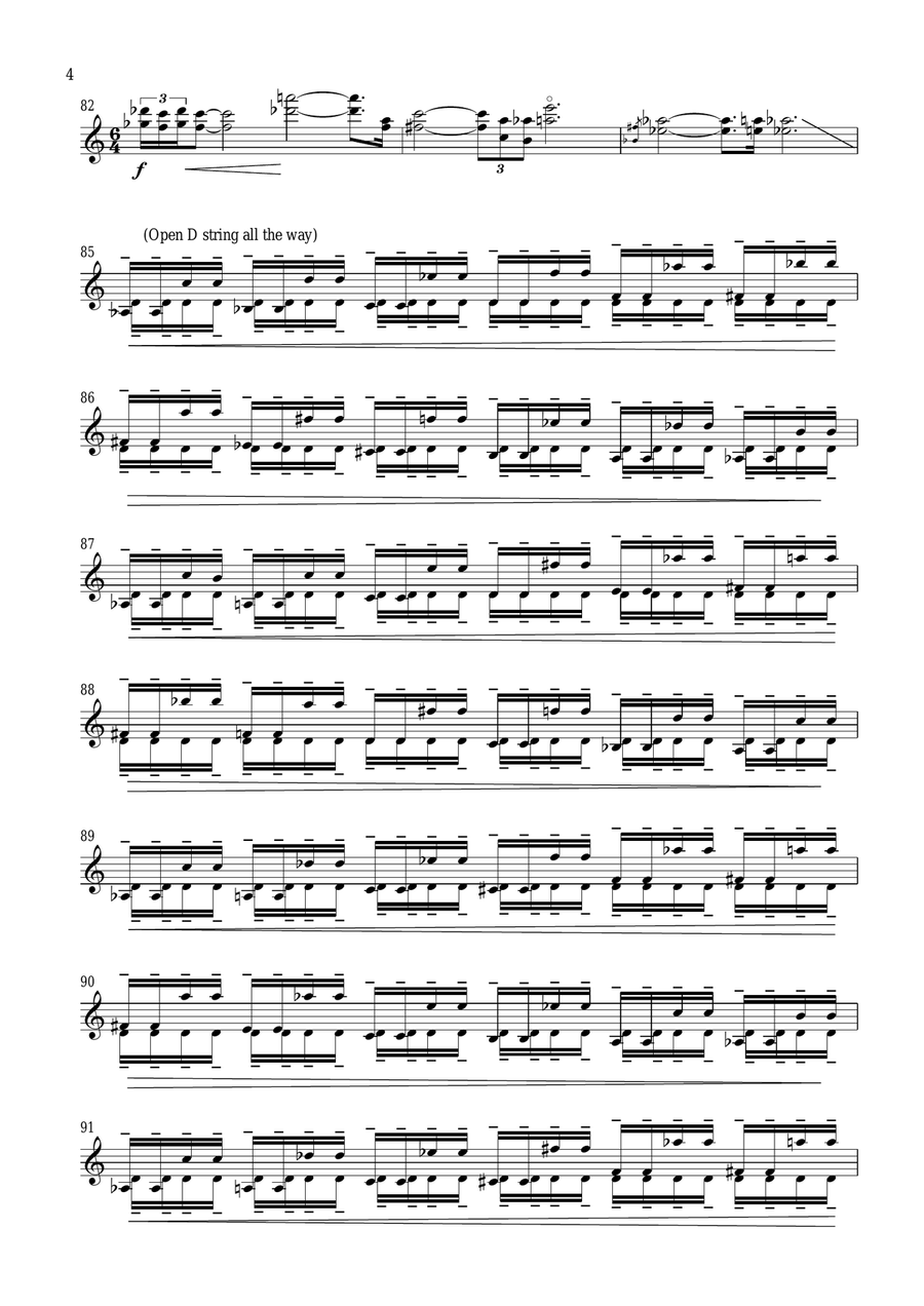 Lachen Verlernt Lachen Verlernt Violin Solo scores gallery preview page 4