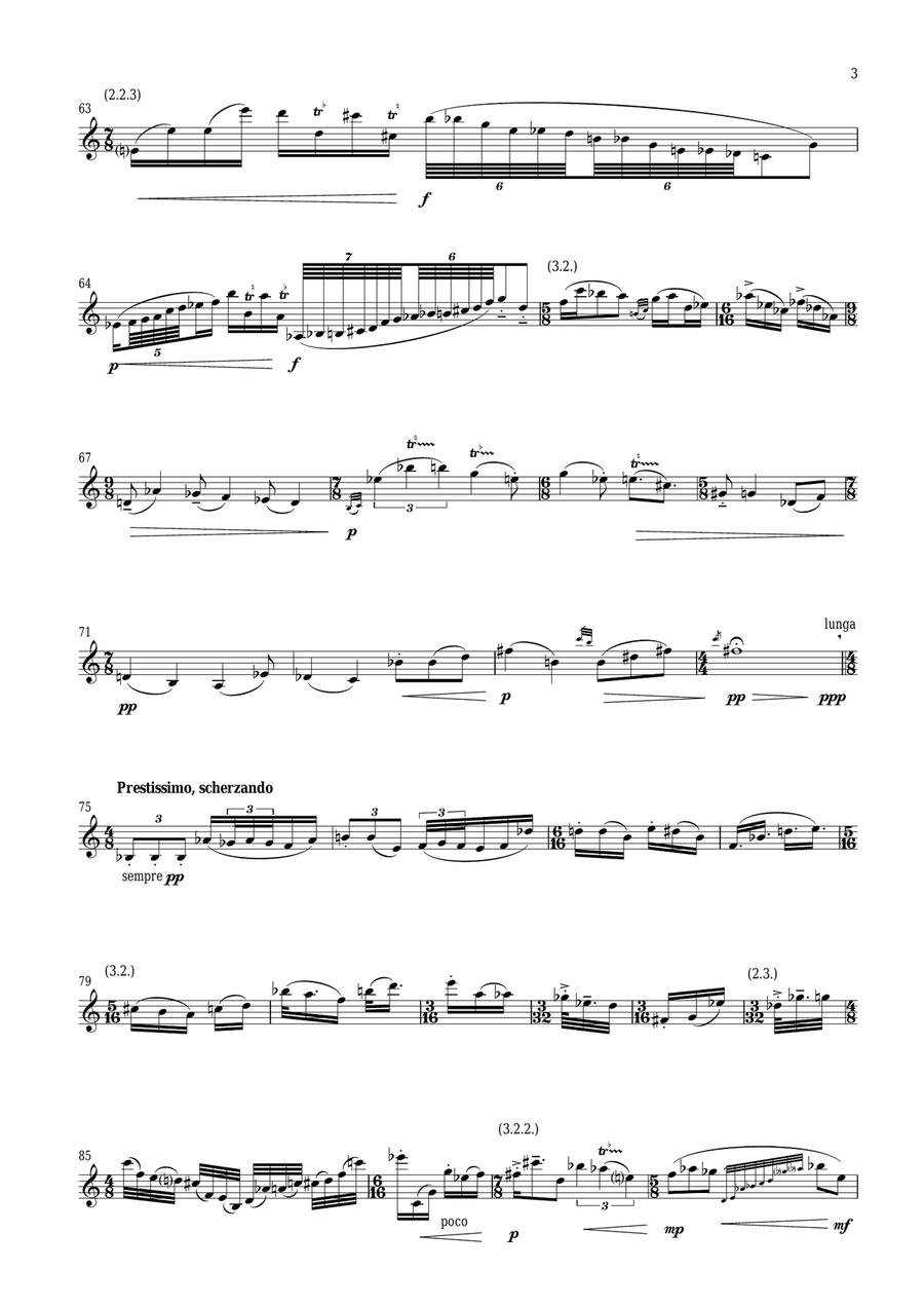 Litany For A Ruined Chapel Between Sheep And Shore Trumpet Solo scores gallery preview page 3