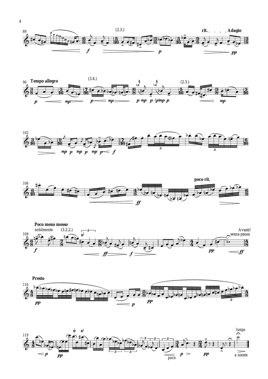 Litany For A Ruined Chapel Between Sheep And Shore Trumpet Solo scores gallery preview page 4