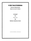 O Little Town of Bethlehem (Flute Duet)
