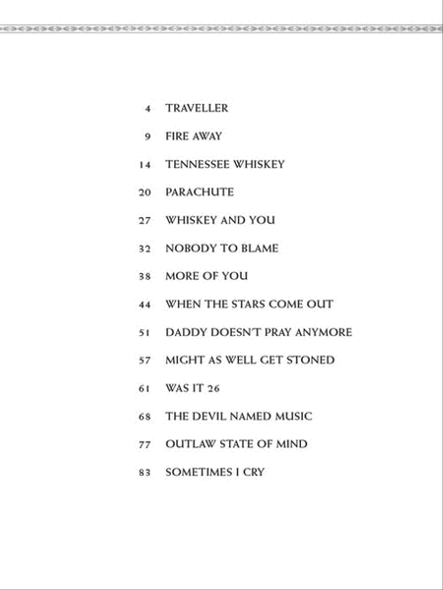 Chris Stapleton – Traveller Piano, Vocal, Guitar scores gallery preview page 4