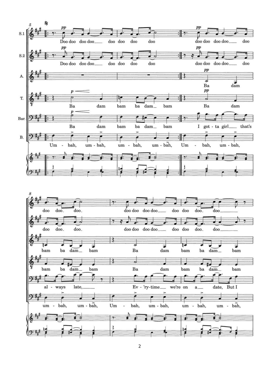 Is You Is, Or Is You Ain't (Ma' Baby) (arr. James Oxley) Piano, Vocal scores gallery preview page 2