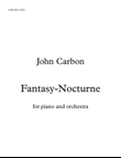 Fantasy-Nocturne for piano and chamber orchestra (version for 2 pianos)
