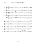 O Come All Ye Faithful for Wind Quintet