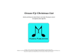 Grown-Up Christmas List