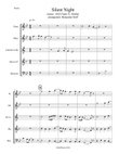 Silent Night for Wind Quintet