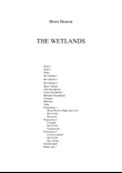 The Wetlands (Score and Parts)