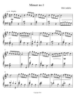 Minuet no.1