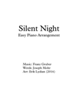 Silent Night - Easy Piano Arrangement