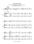 The First Noel for Flute and Piano
