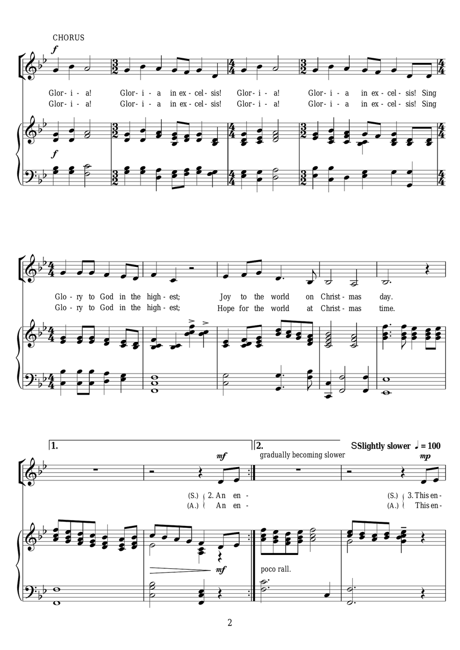 Enchanting Child Piano, Vocal scores gallery preview page 2