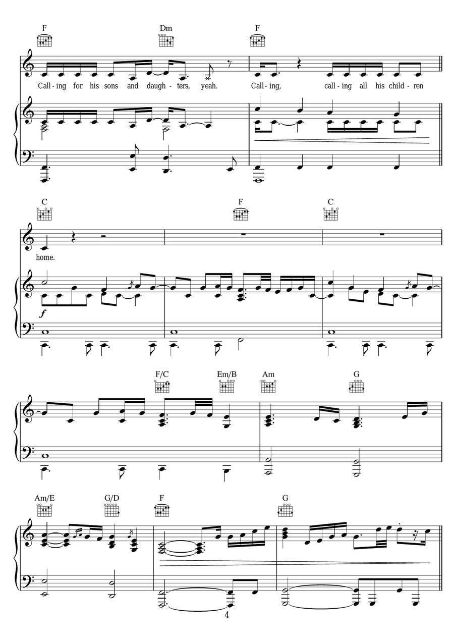 Another Christmas Song Another Christmas Song Piano, Vocal scores gallery preview page 4