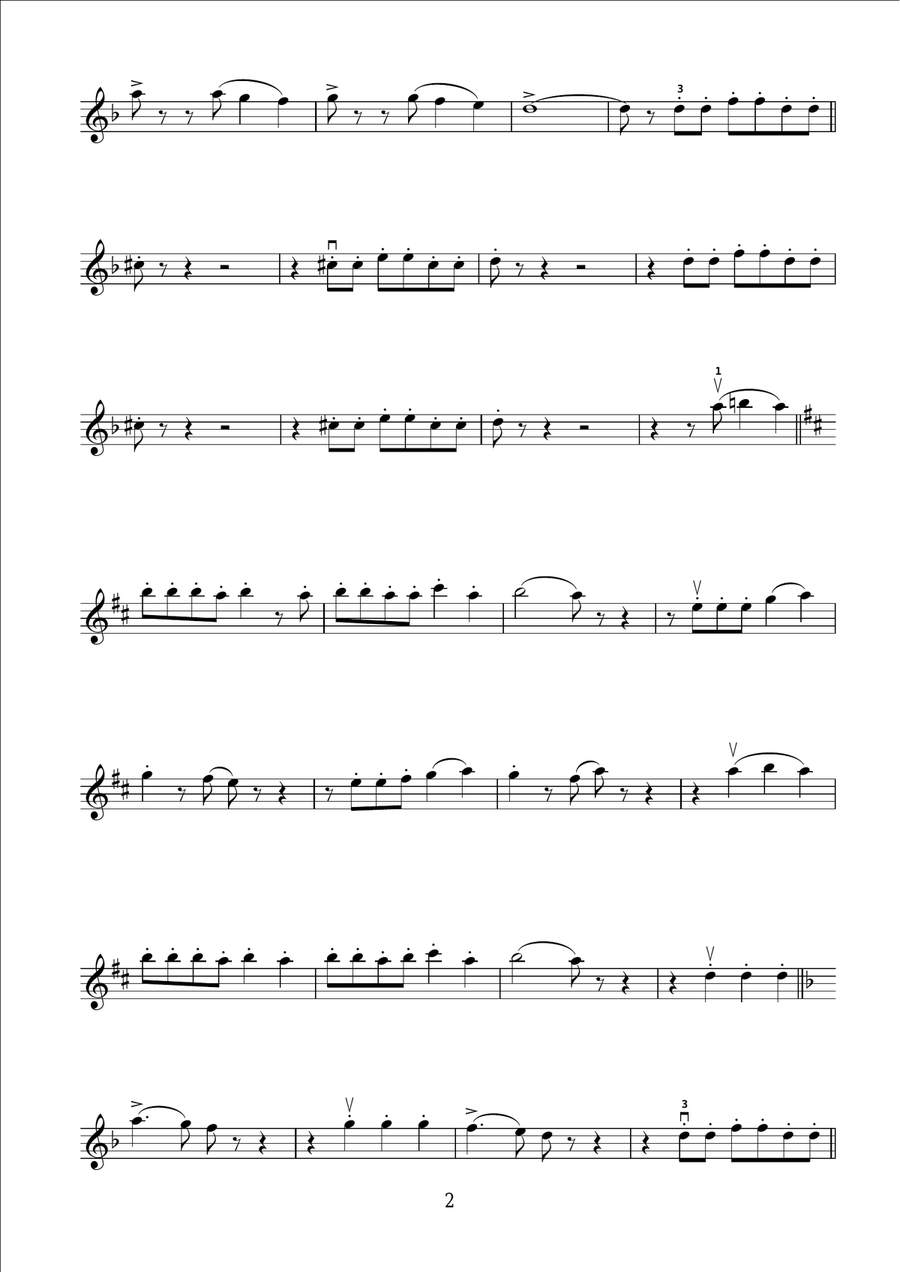 Guaglione Violin Solo scores gallery preview page 2