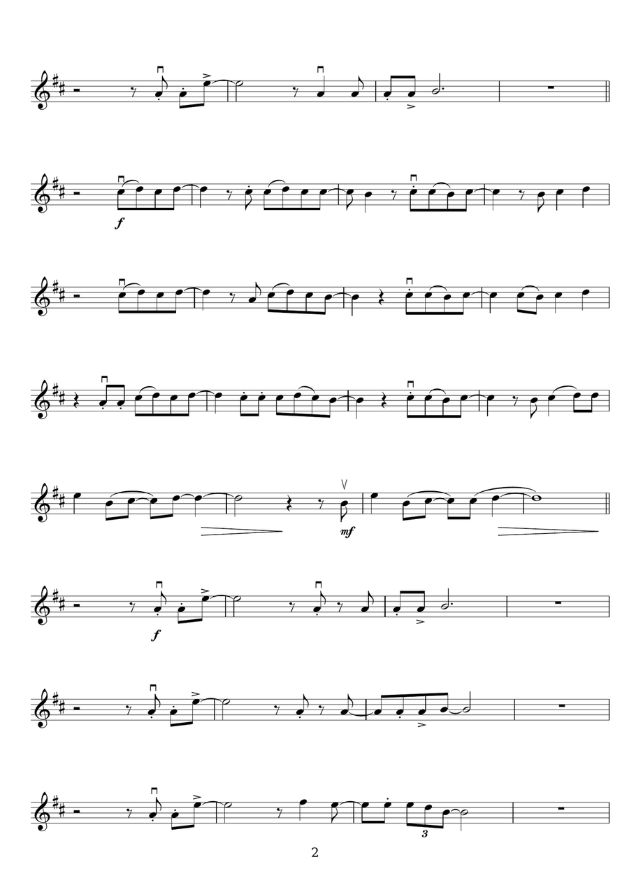 Jealousy Jealousy Violin Solo scores gallery preview page 2