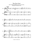 The First Noel for Oboe and Piano