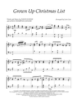 Grown-Up Christmas List