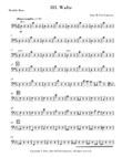 Divertimento for Strings: III. Waltz- Parts