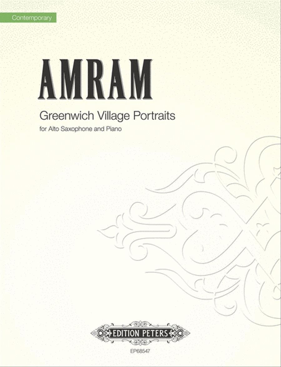 Greenwich Village Portraits Alto Saxophone scores gallery preview page 1