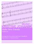 Make New Friends (2 octave Handbells, Tone Chimes or Hand Chimes) mini preview