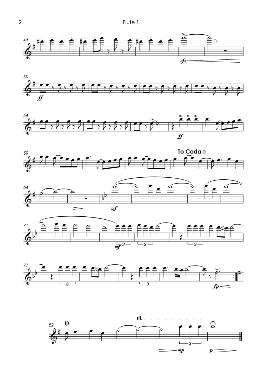 Can't Take My Eyes Off Of You Flute Quartet scores gallery preview page 4