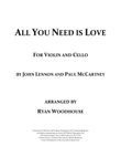 All You Need Is Love