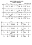 Brother James' Air A Cappella SATB