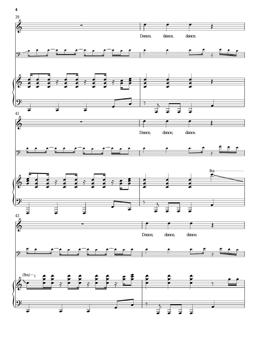 Can't Stop The Feeling Can't Stop The Feeling Piano scores gallery preview page 4