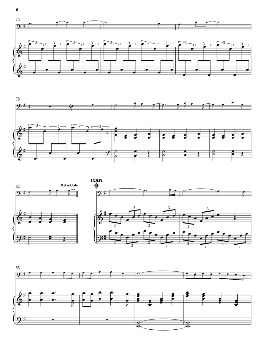 Fight Song/Amazing Grace Fight Song/Amazing Grace Piano scores gallery preview page 6