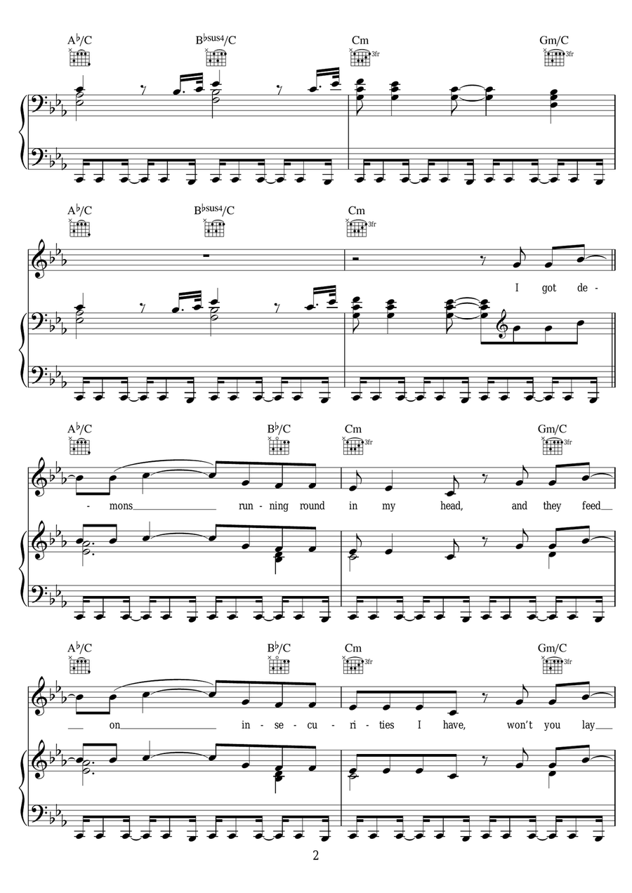 Send Them Off Send Them Off Piano, Vocal scores gallery preview page 2