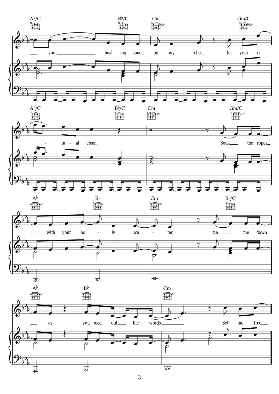 Send Them Off Send Them Off Piano, Vocal scores gallery preview page 3