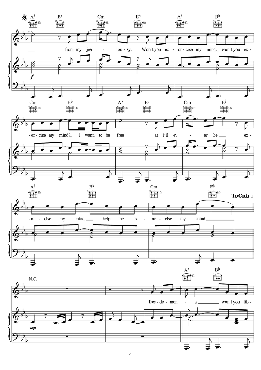 Send Them Off Send Them Off Piano, Vocal scores gallery preview page 4