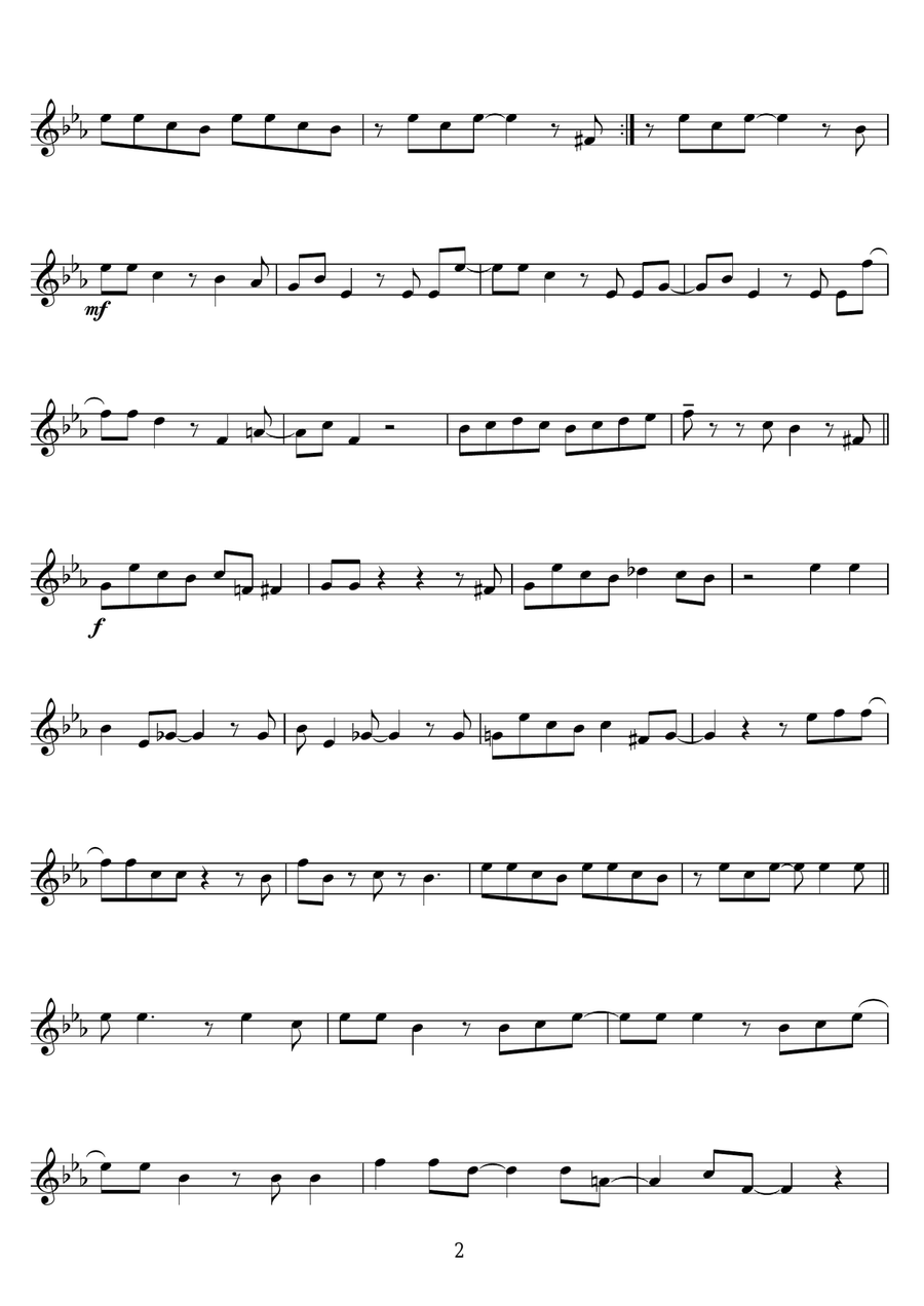 Ain't Nobody Here But Us Chickens Tenor Saxophone scores gallery preview page 2
