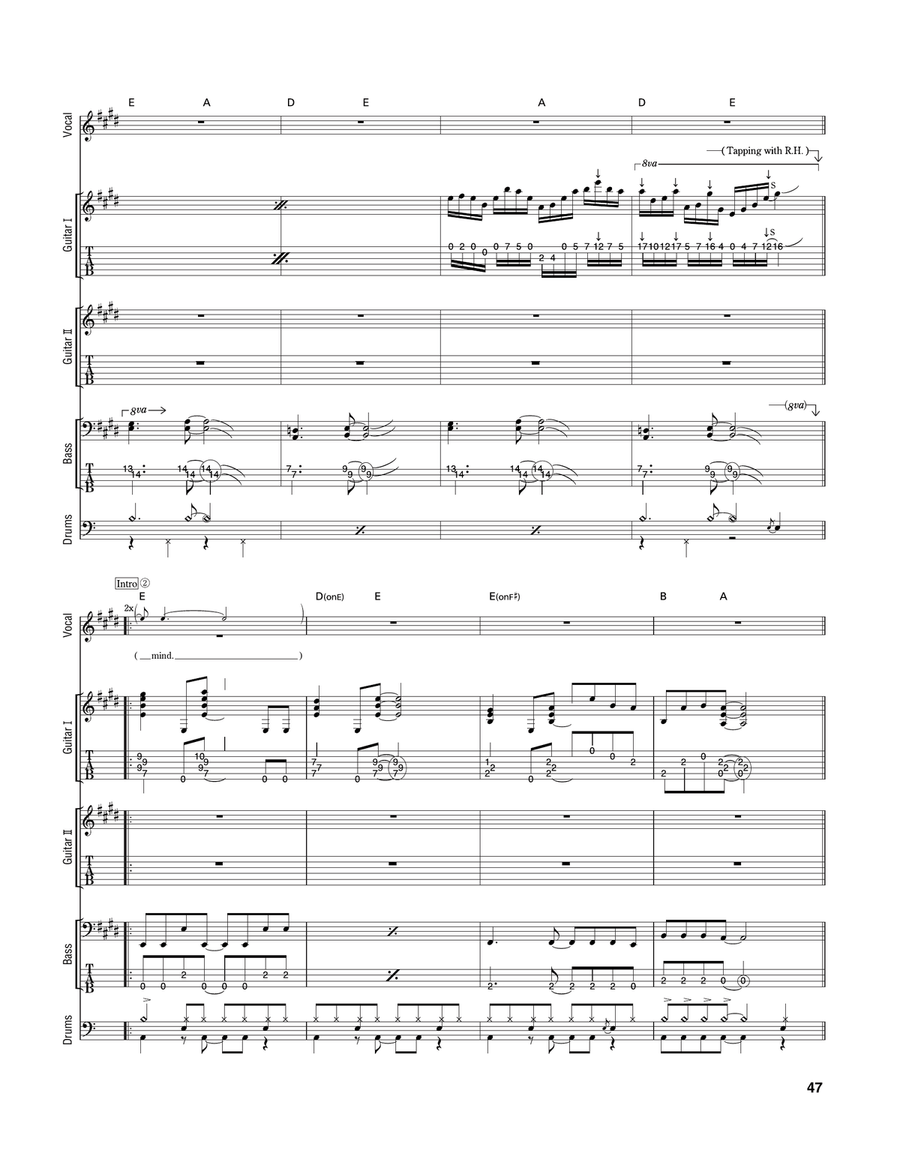 Green Tinted Sixties Mind Acoustic Guitar scores gallery preview page 2