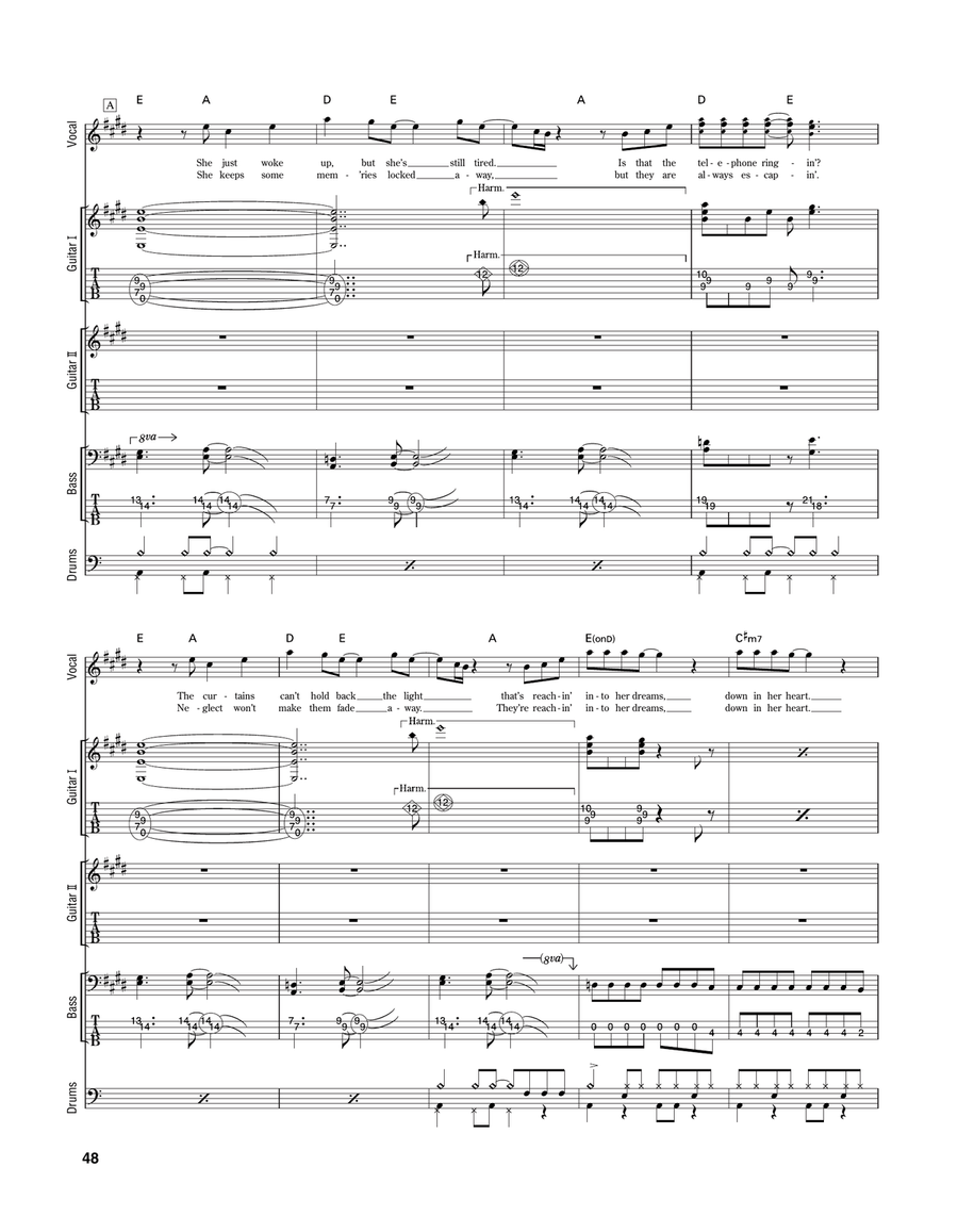 Green Tinted Sixties Mind Acoustic Guitar scores gallery preview page 3