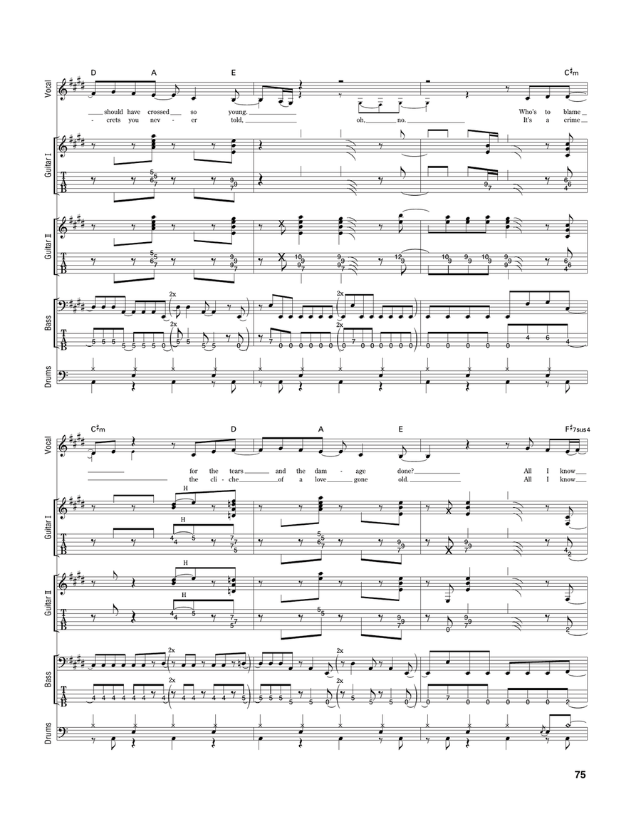 Stay Together Stay Together Acoustic Guitar scores gallery preview page 3