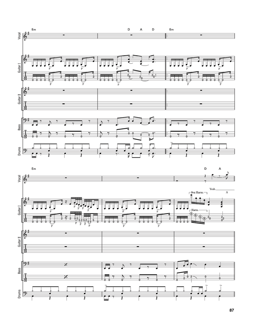 Take A Walk Take A Walk Acoustic Guitar scores gallery preview page 3