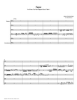 Fugue 20 from Well-Tempered Clavier, Book 1 (Bassoon Sextet)