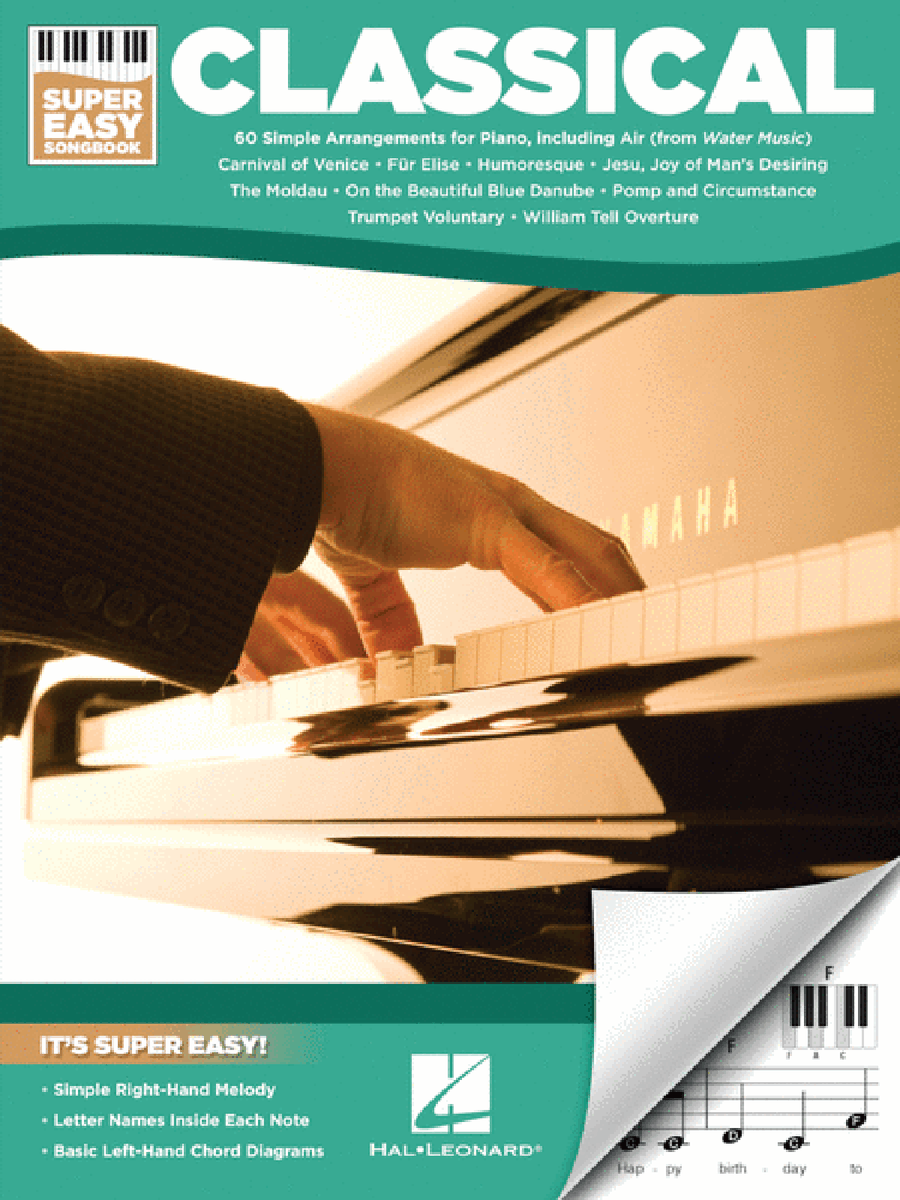 Classical – Super Easy Songbook Easy Piano scores gallery preview page 1