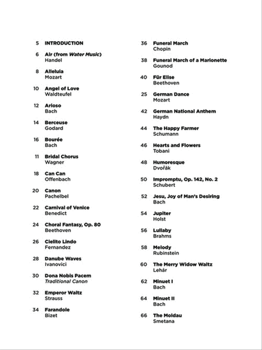 Classical – Super Easy Songbook Easy Piano scores gallery preview page 2