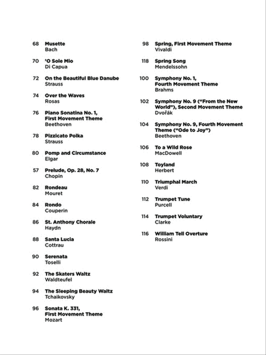 Classical – Super Easy Songbook Easy Piano scores gallery preview page 3