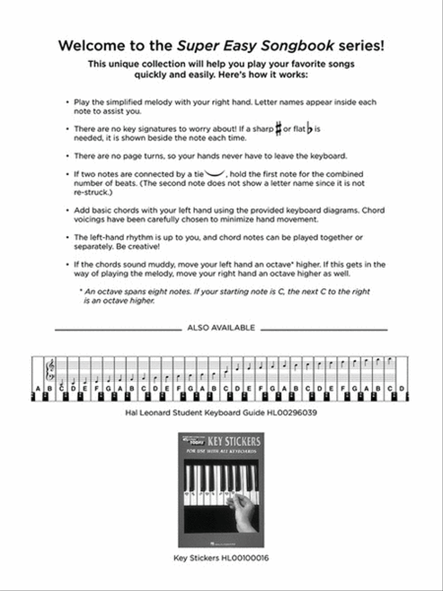 Classical – Super Easy Songbook Easy Piano scores gallery preview page 4