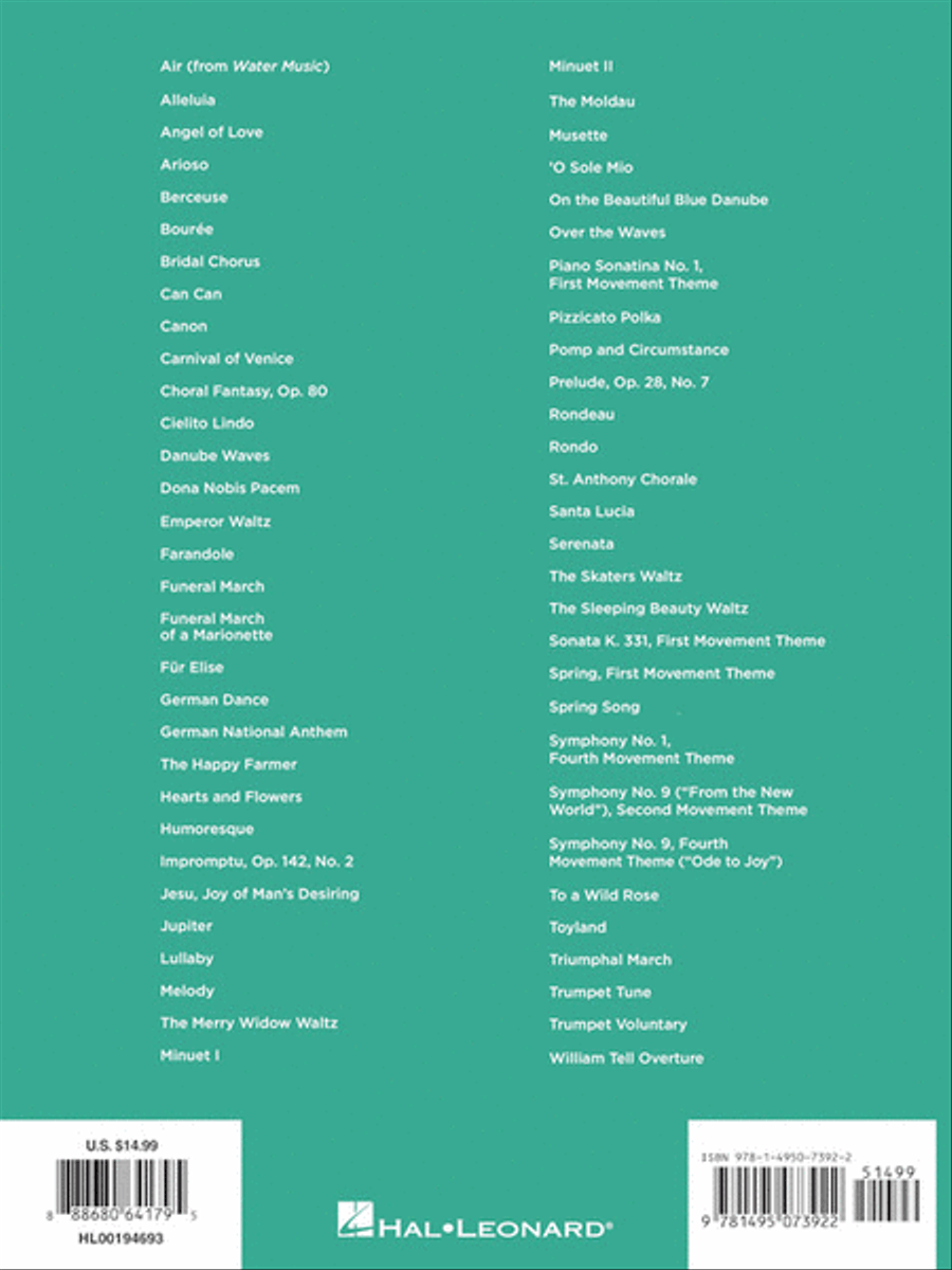 Classical – Super Easy Songbook Easy Piano scores gallery preview page 6