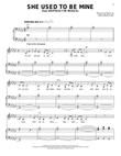 She Used To Be Mine (from Waitress The Musical)