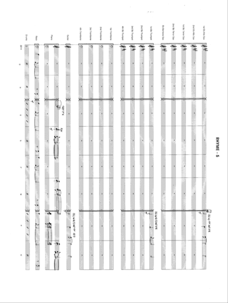 Rhyme - Full Score Rhyme - Full Score Score scores gallery preview page 6