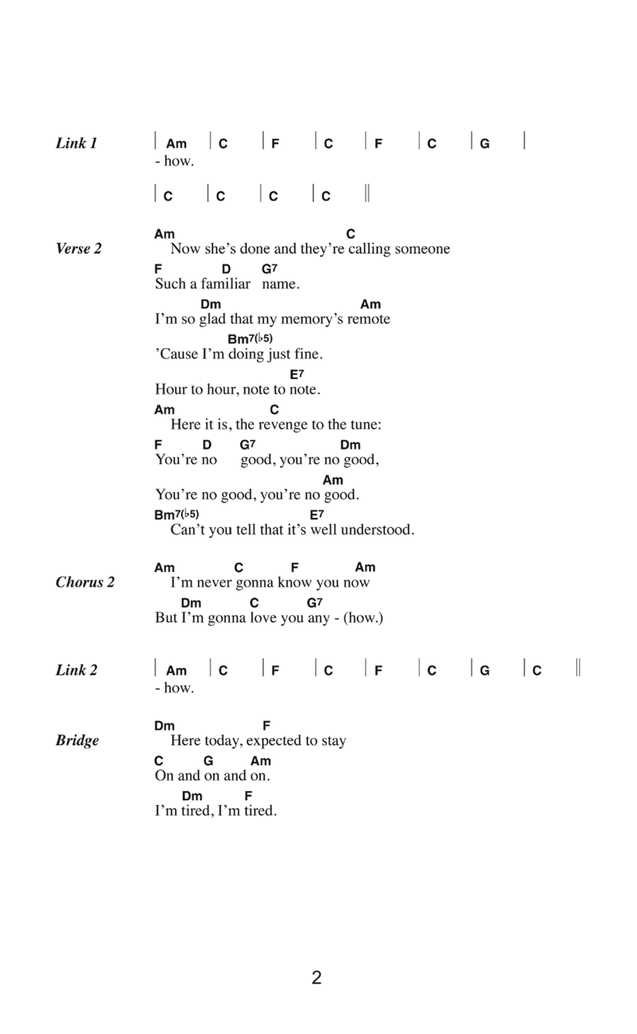 Waltz #2 (XO) Waltz #2 (XO) Piano, Vocal scores gallery preview page 2