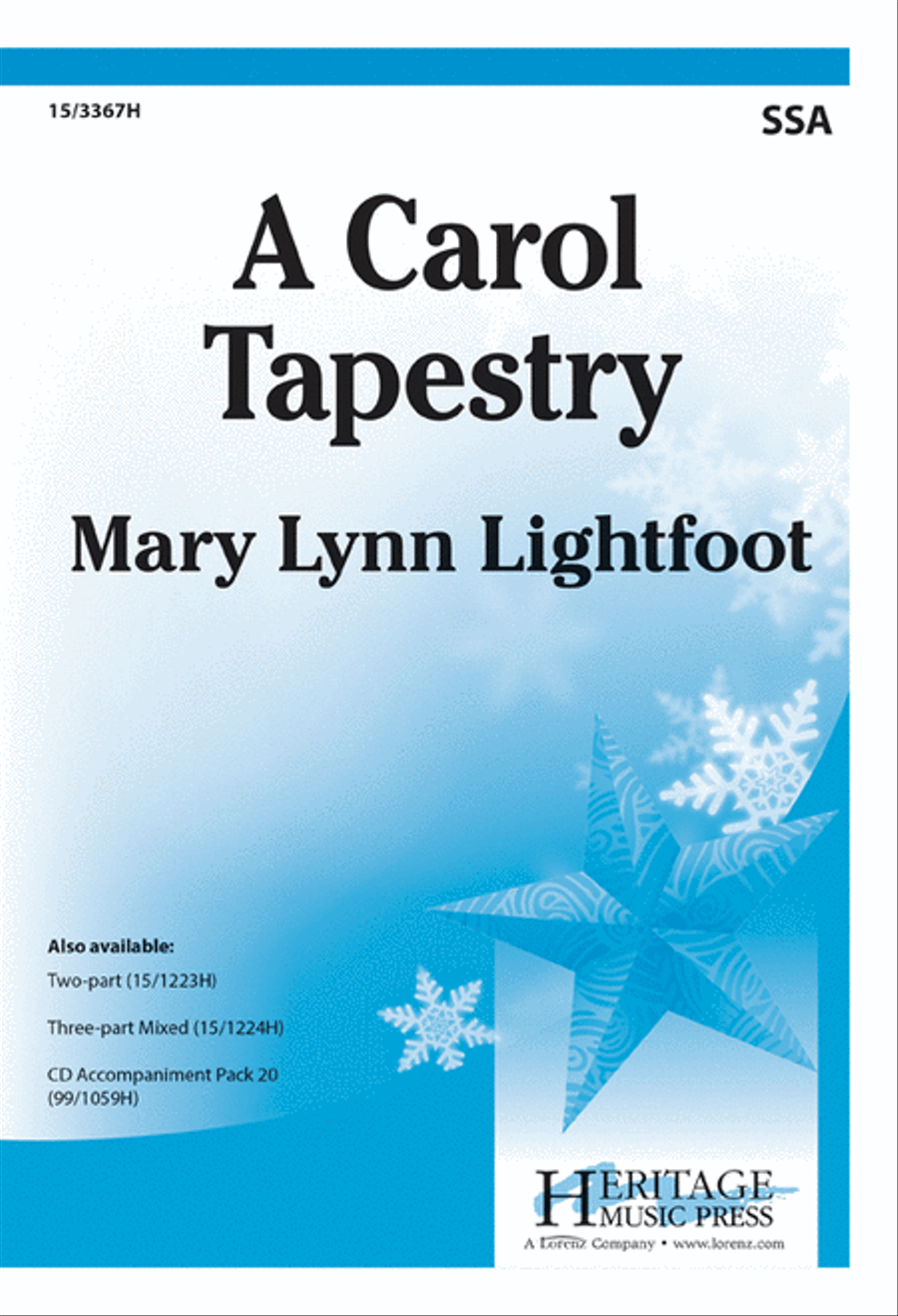 A Carol Tapestry A Carol Tapestry SSA scores gallery preview page 1