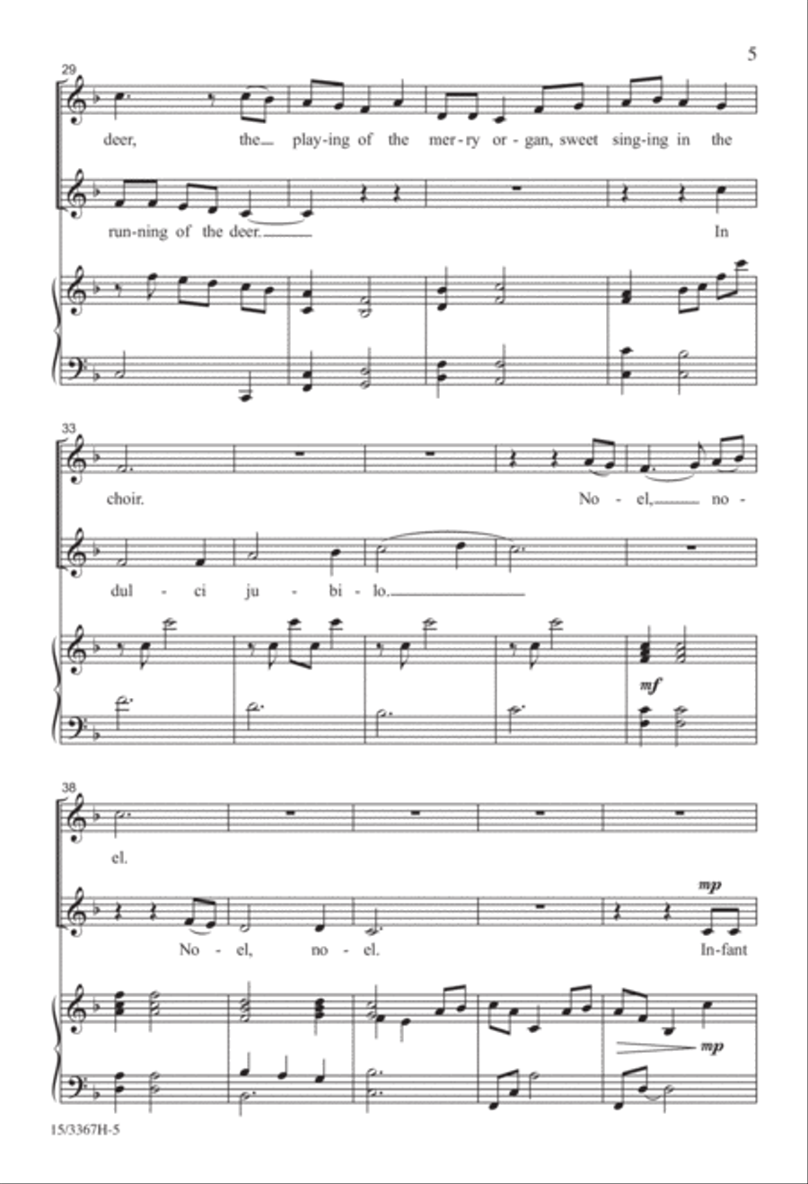 A Carol Tapestry A Carol Tapestry SSA scores gallery preview page 4