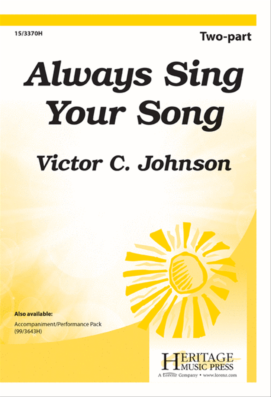 Always Sing Your Song Always Sing Your Song 2-Part scores gallery preview page 1
