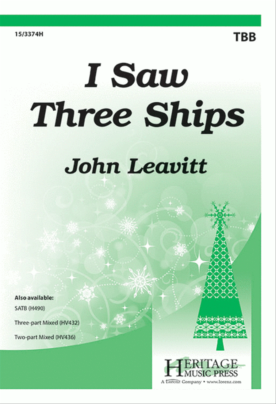 I Saw Three Ships I Saw Three Ships 3-Part scores gallery preview page 1