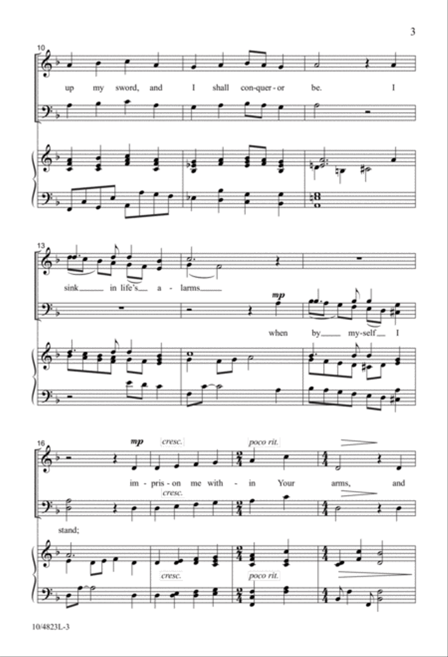 Make Me a Captive, Lord 4-Part scores gallery preview page 3